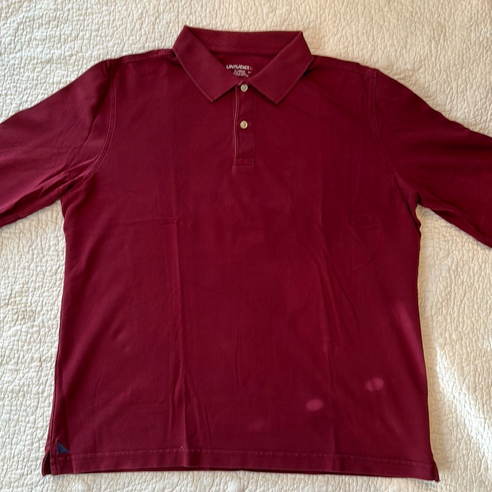 Untuckit, polo, long sleeve
